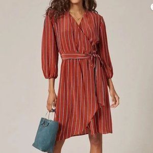 NWT Amour Vert Femi Silk Dress in Napa Ditsy